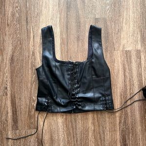Urban Outfitters Leather Corset